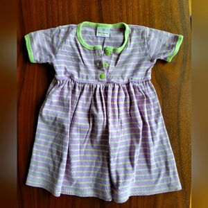 Mint And Lavender Striped Dress By Hanna Andersson